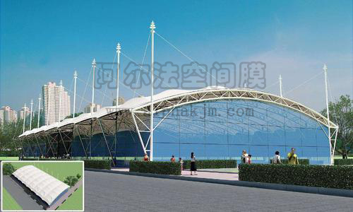 体育公园羽毛球馆膜结构